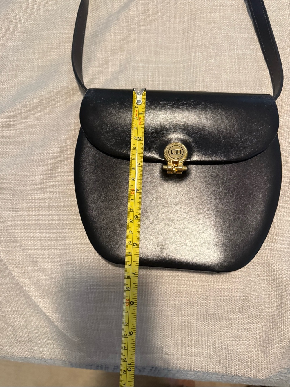 Dior Black Mini Bag with Gold Accent - Picture 8 of 11